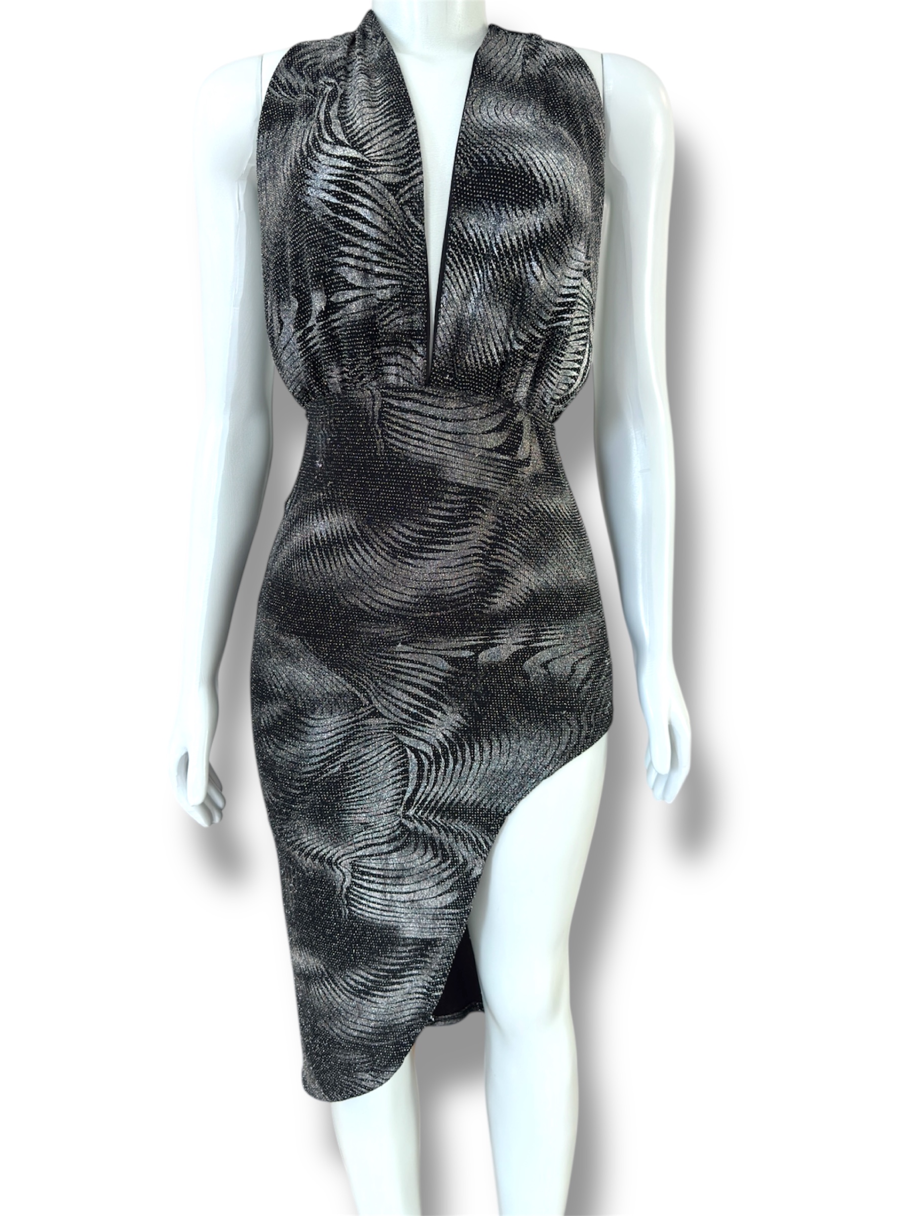 Vestido bicolor 