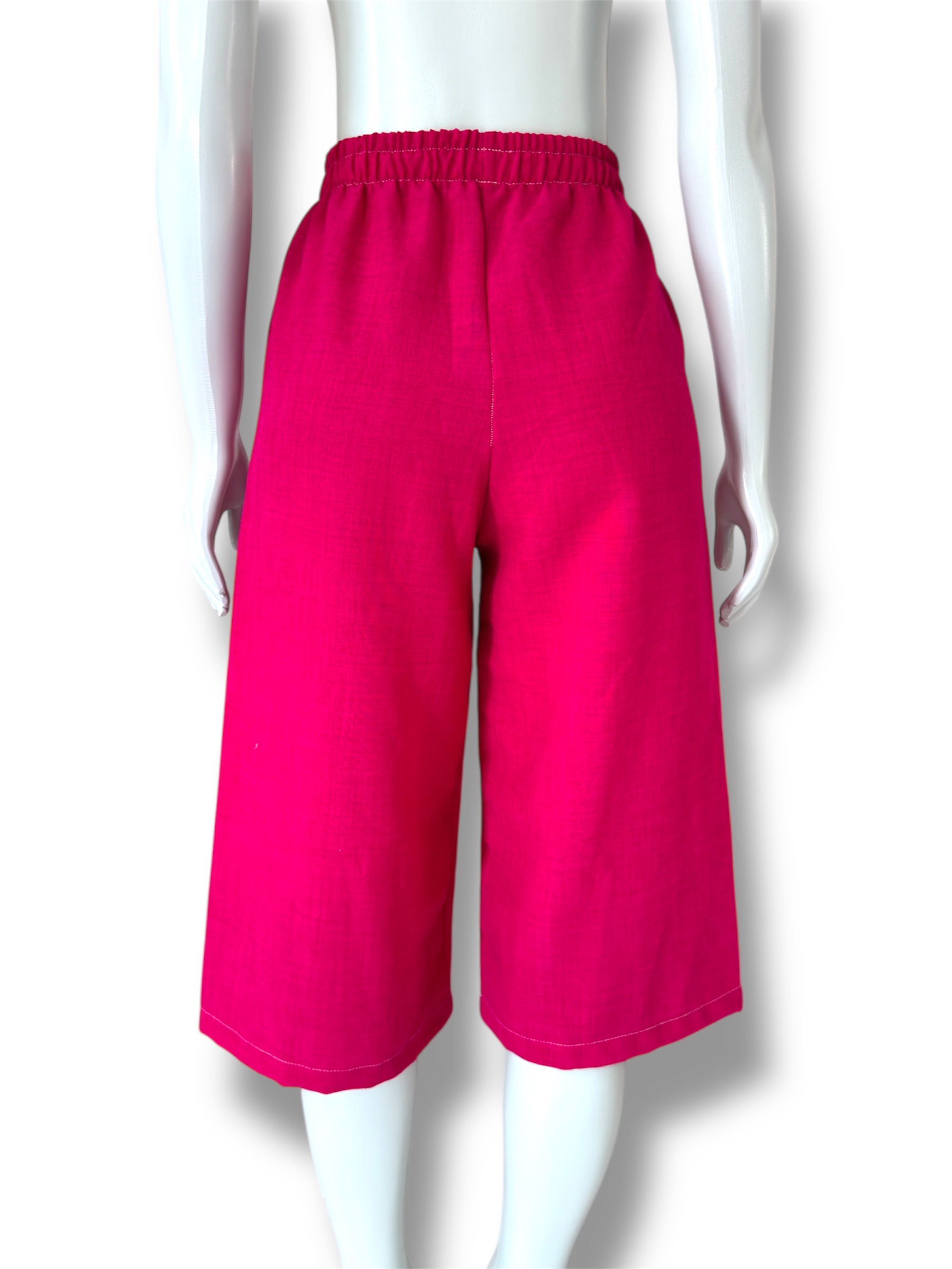 Calça Capri Rosa 