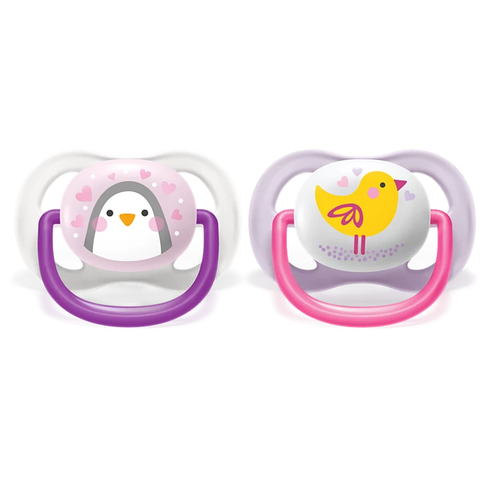 Philips Avent Ultra Air Animals Pacifiers 0-6 Month (Bird-Pen )