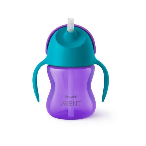 Philips Avent Straw Cup Purble 200ML