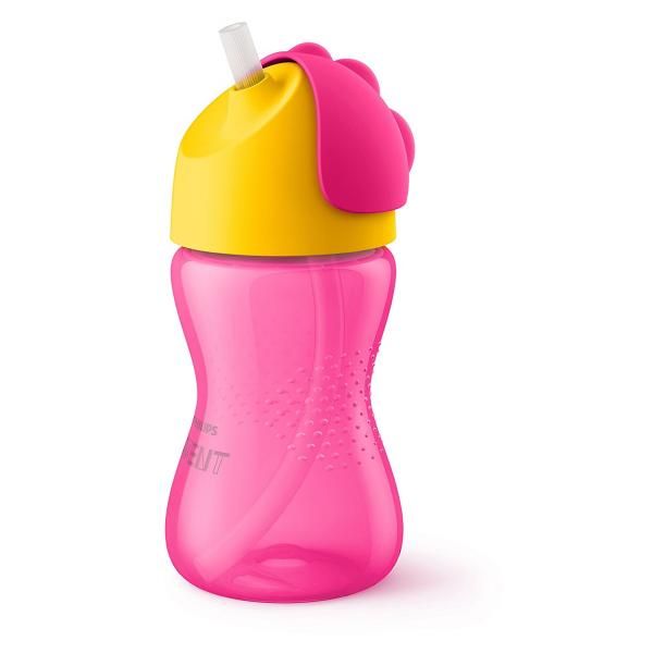 Philips Avent Straw Cup Pink 300ML