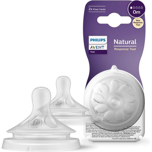 Philips Avent Natural Response Teats 0Month T1