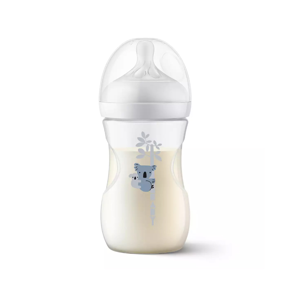 Philips Avent Natural Response Baby Bottle, 1m+, 260ml (Koala)