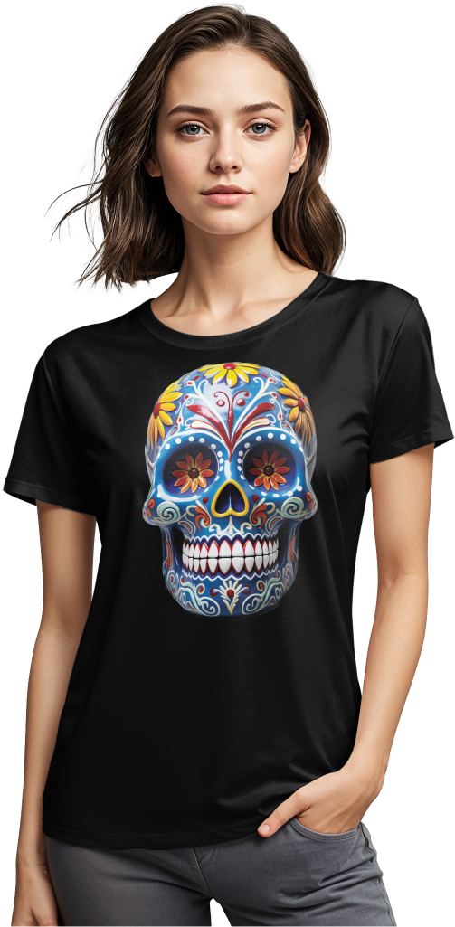 Playera de Calavera de azúcar