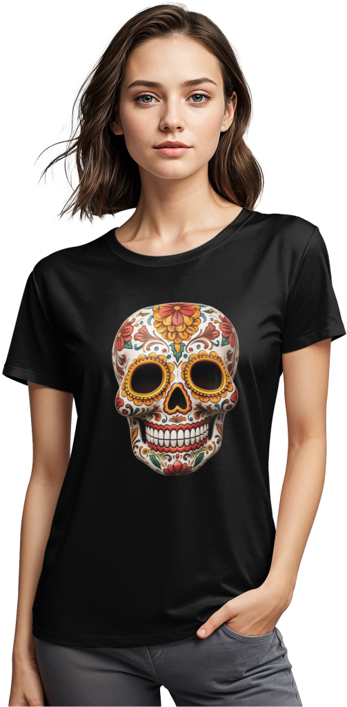 Playera del Día de los Muertos