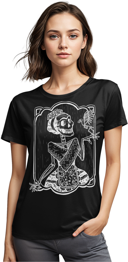 Playera de calavera