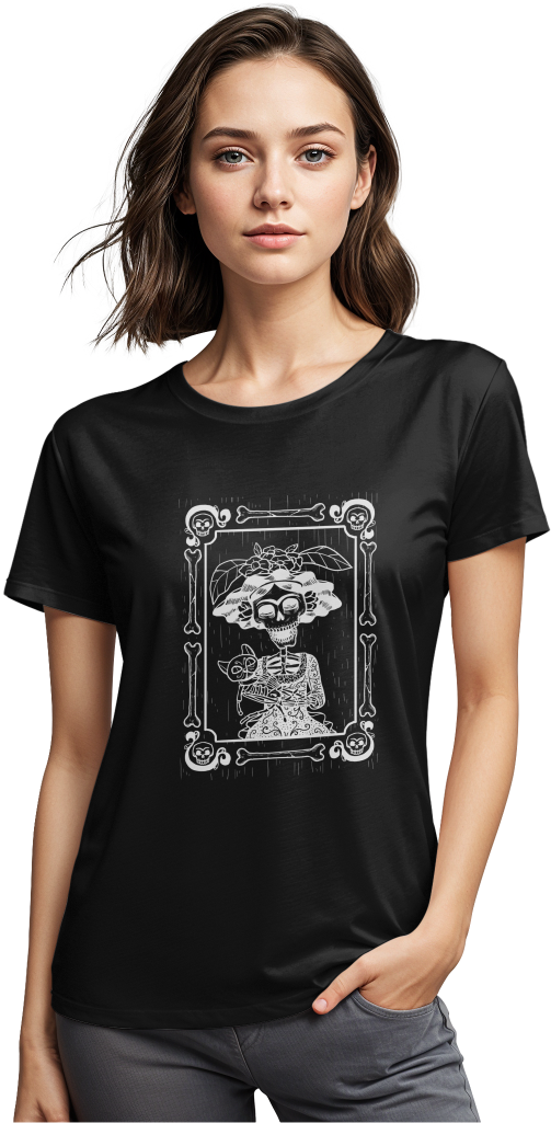 Playera calavera día de muertos