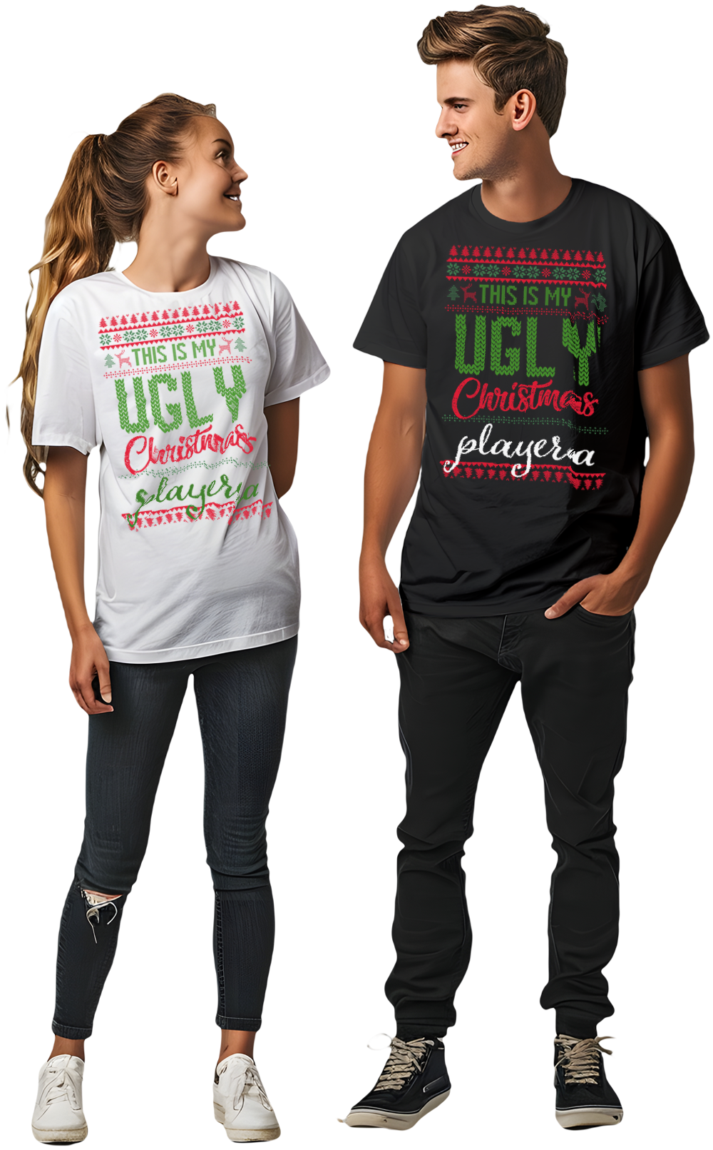Playeras navideñas