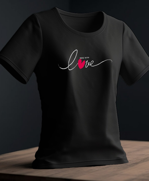 Playera blanca con estampado