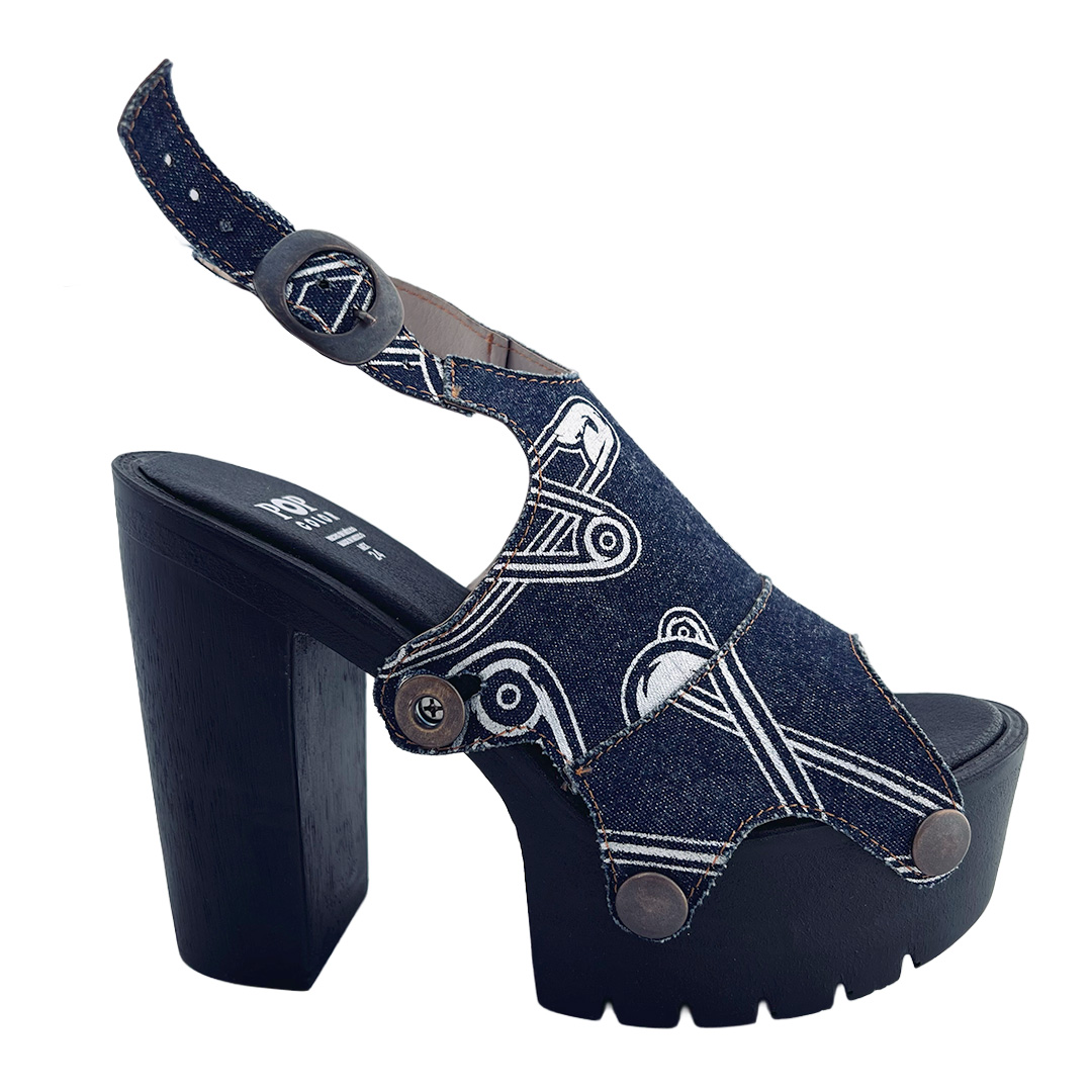 Black High-Rise Heels