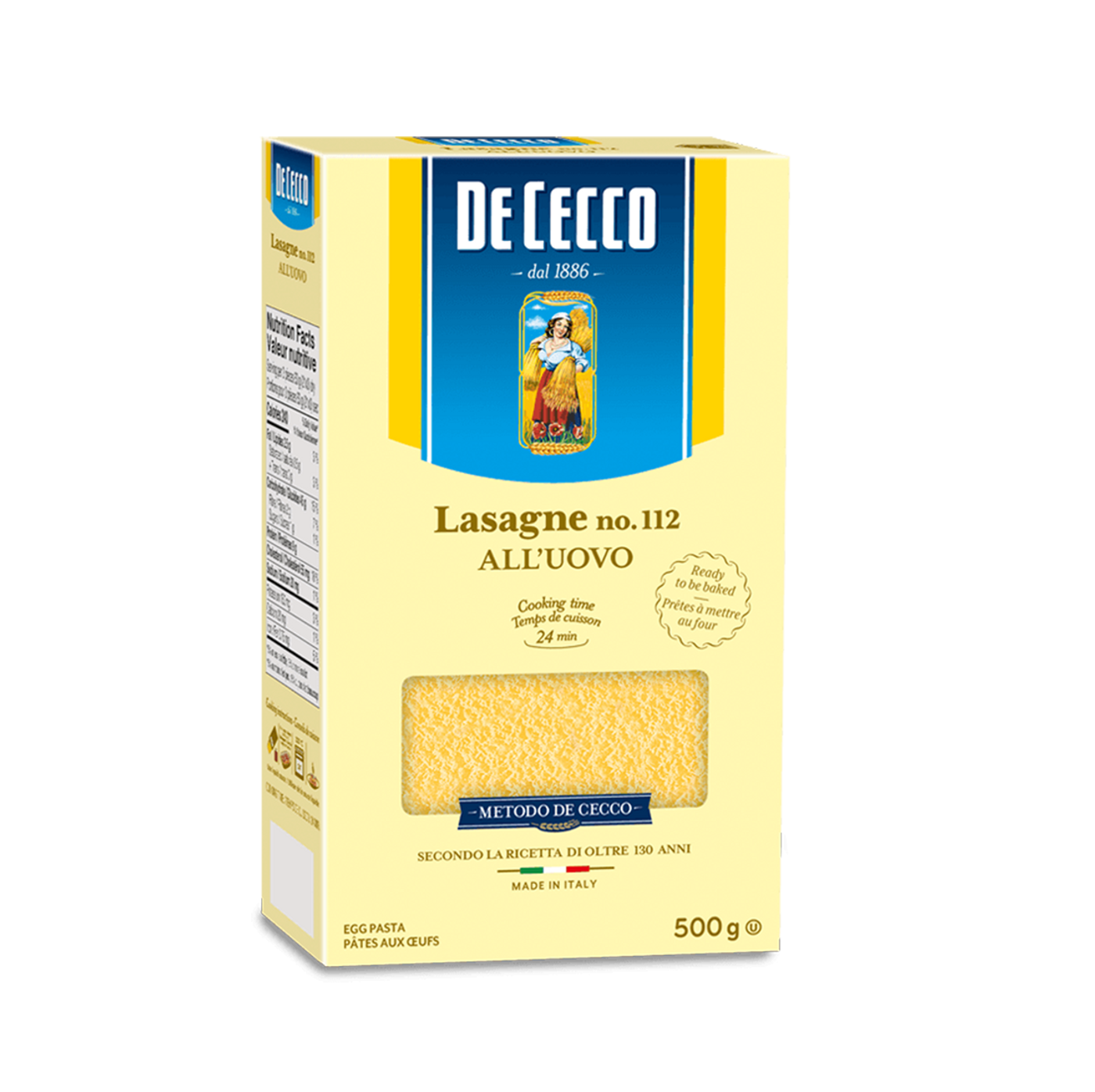 Pasta LASAGNE ALL´UOVO