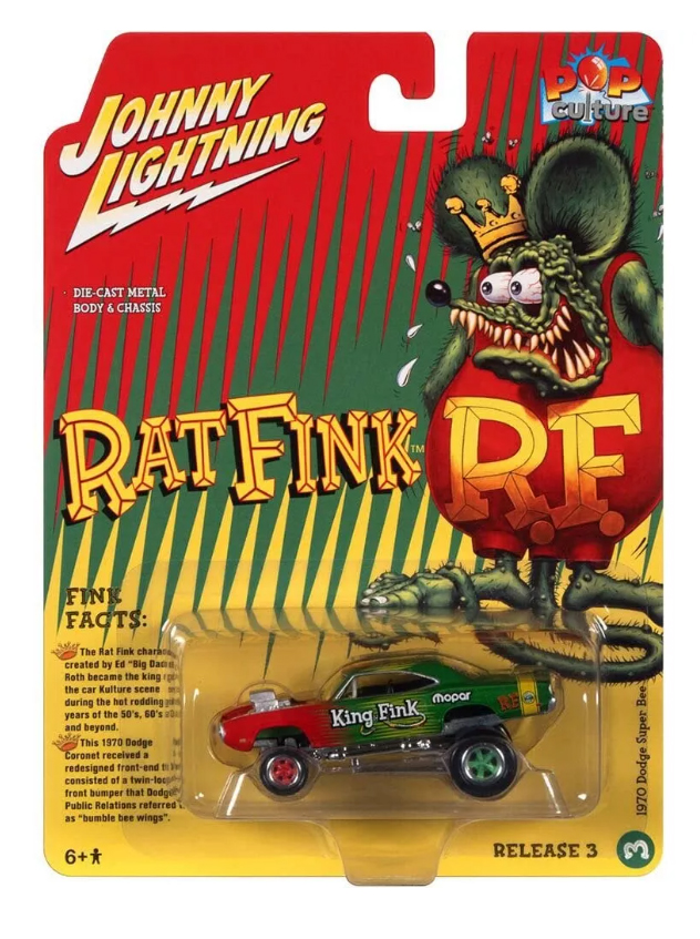 RAT FINK 1970 Dodge Super Bee 1:64 Johnny Lightning