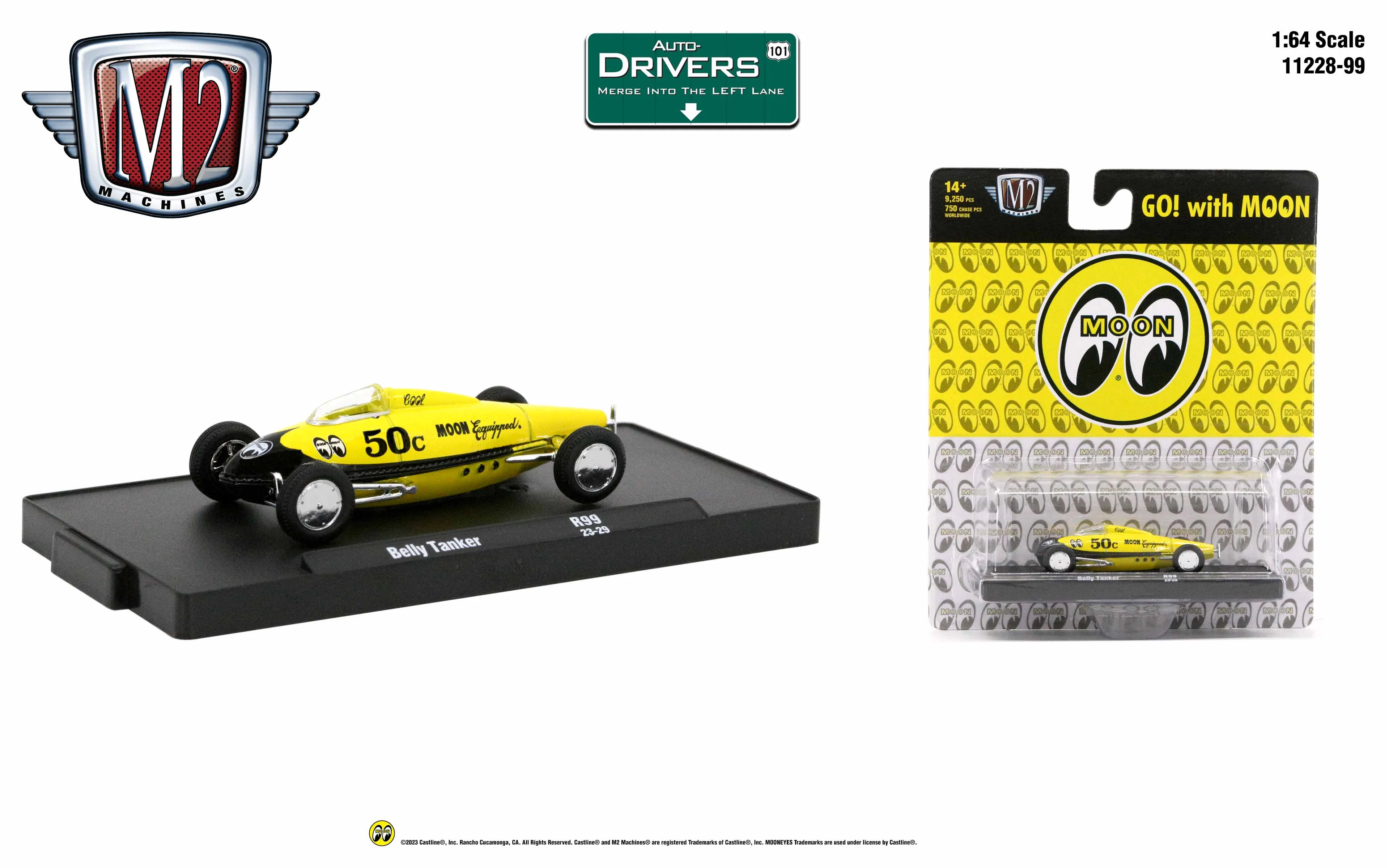 Belly Tanker M2 Mooneyes 1:64