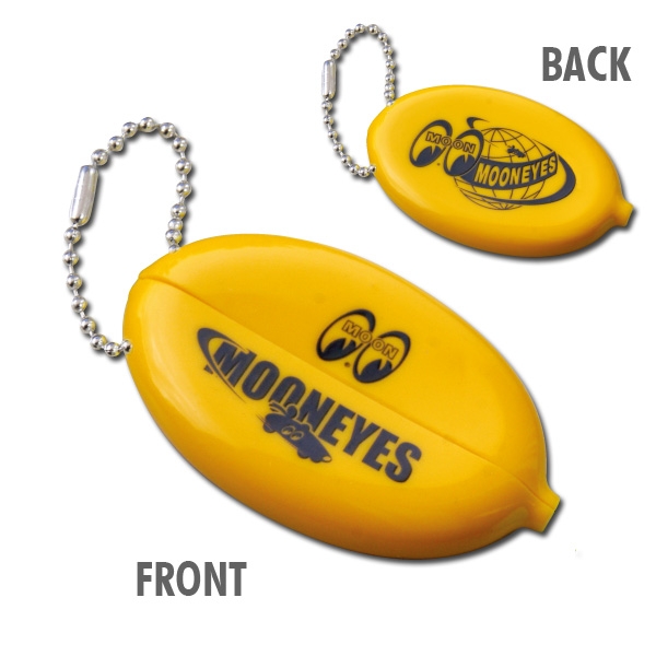 MOONEYES Yellow Oval Coin Case (Porta Moeda)