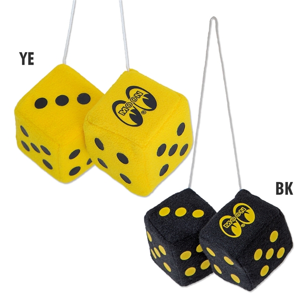 MOON Fuzzy Dice (Dado enfeite retrovisor)