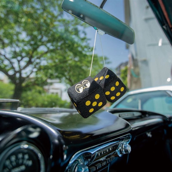 MOON Fuzzy Dice (Dado enfeite retrovisor)
