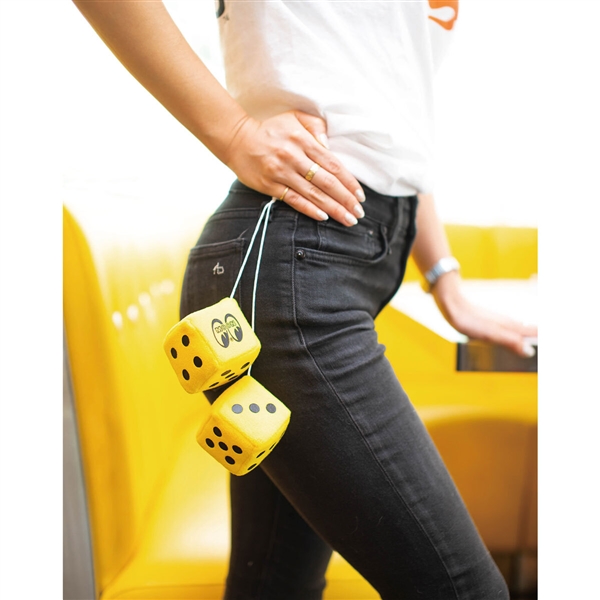 MOON Fuzzy Dice (Dado enfeite retrovisor)