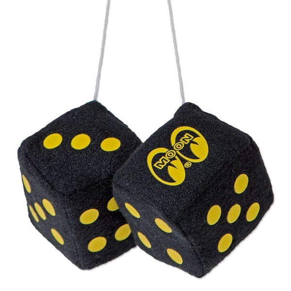 MOON Fuzzy Dice (Dado enfeite retrovisor)
