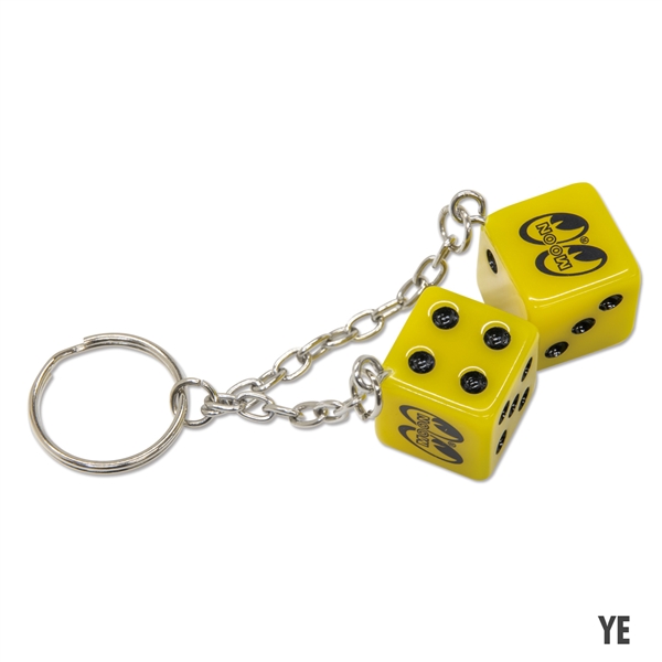 MOON Twin Dice Keyring ( Chaveiro Dado )