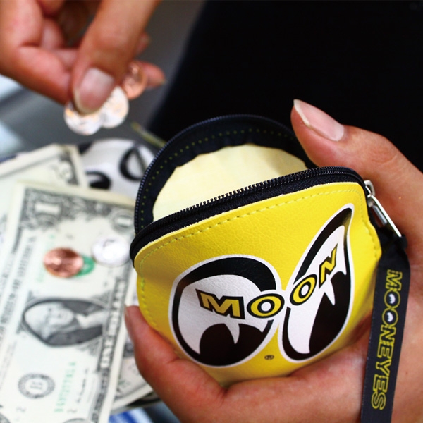 MOON Yellow Coin Case with Zipper (Porta Moedas)