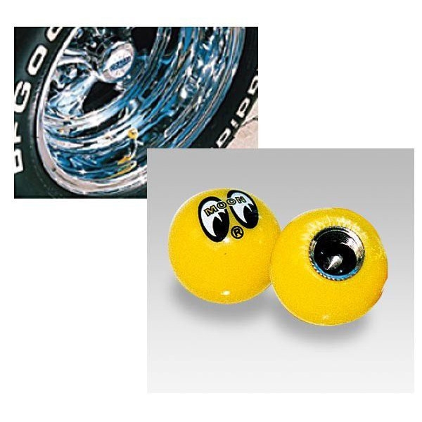 Yellow Moon Air Valve Caps ( Tampa Pneu )