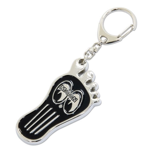 MOONEYES Barefoot Gas Pedal Metal Key Ring ( Chaveiro )