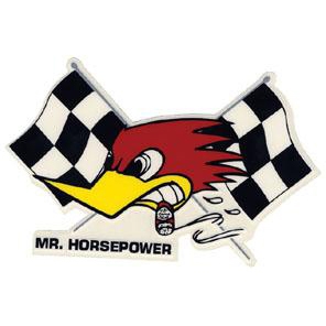 Mr. Horsepower with Flags Decal ( Adesivo Clay Smith )
