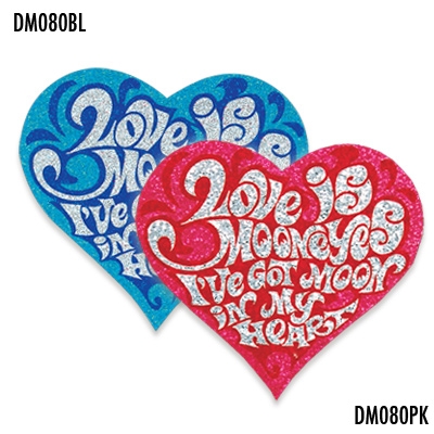 Love is MOONEYES Decal Glitter ( Adesivo )