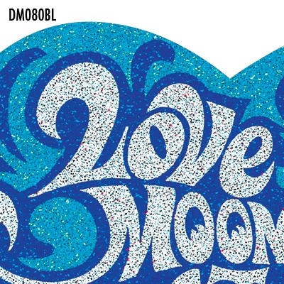 Love is MOONEYES Decal Glitter ( Adesivo )