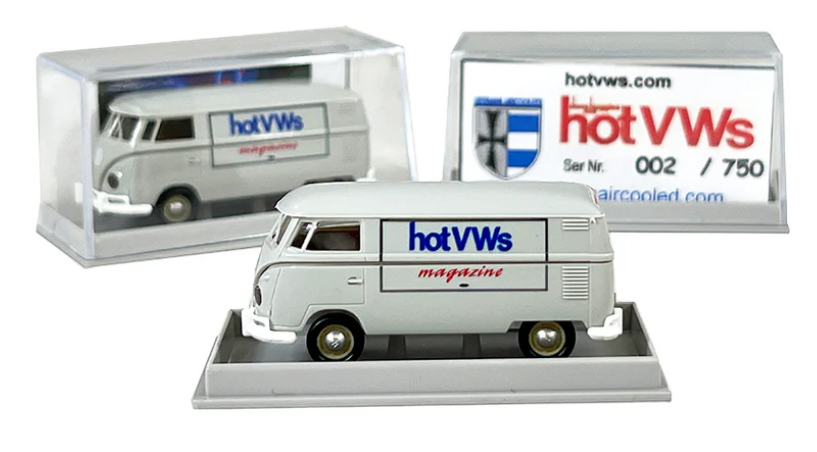 Hot VWs Brekina Sales Flap Bus 1:87 - Edição Limitada 750 - Kombi