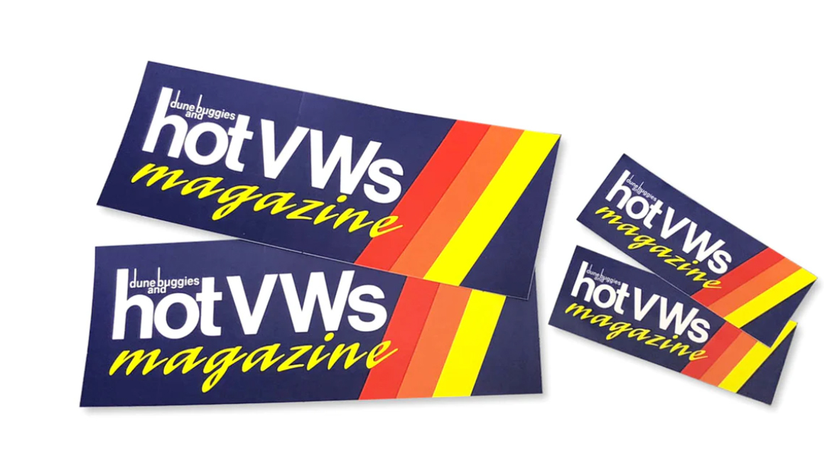 HotVWs 3D Logo Rubber Keychain ( Chaveiro + Adesivos )