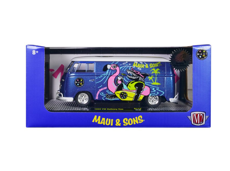 Miniatura M2 VW KOMBI Van Maui & Sons 1:24