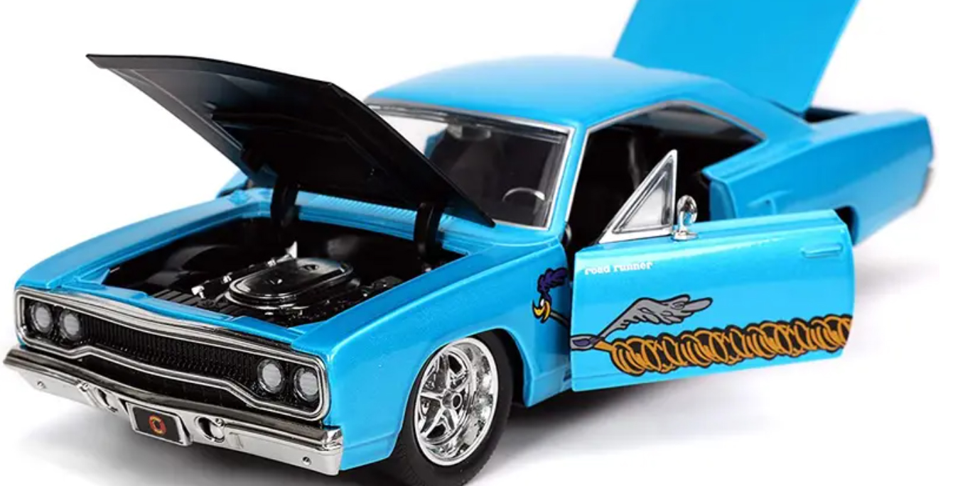 Wile E. Coyote & 1970 Plymouth Road Runner JADA 1:24