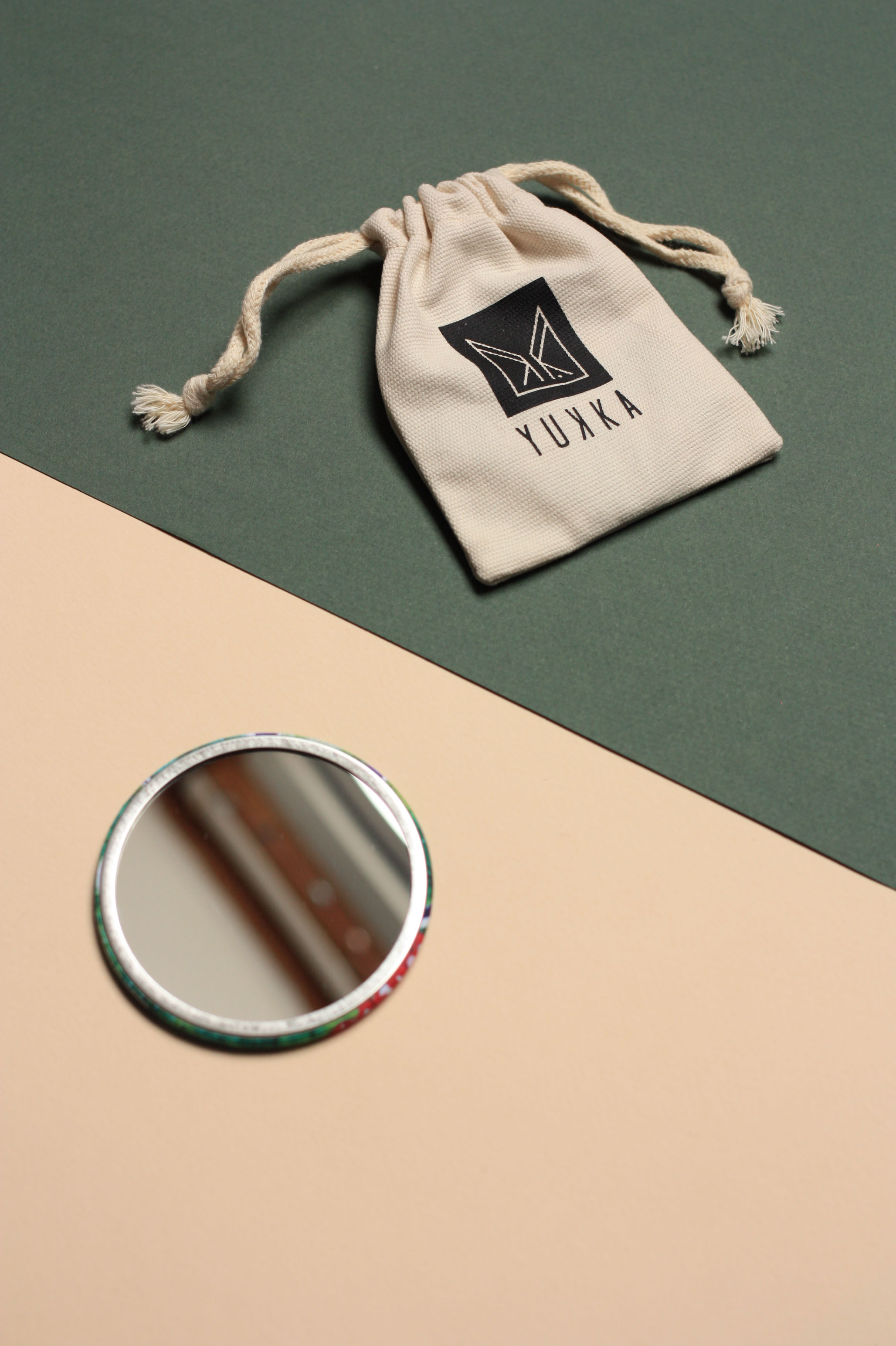 Miroir de poche "Orchidée"