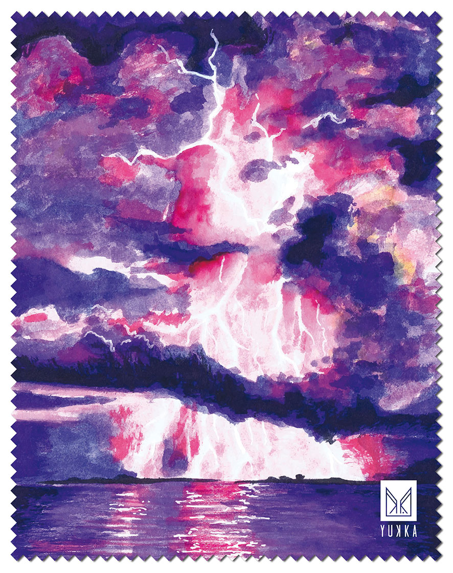 Essuie lunettes Cumulonimbus