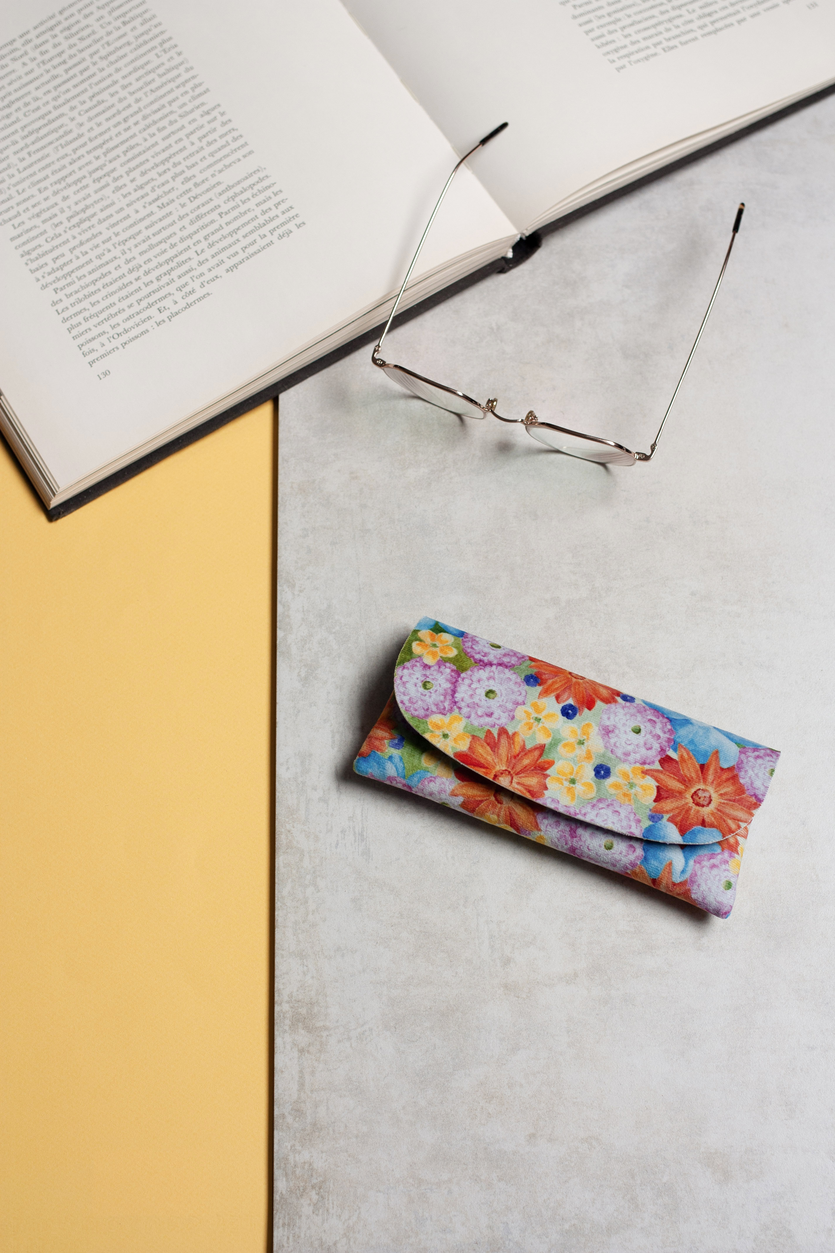 Etuis à lunettes fleurs