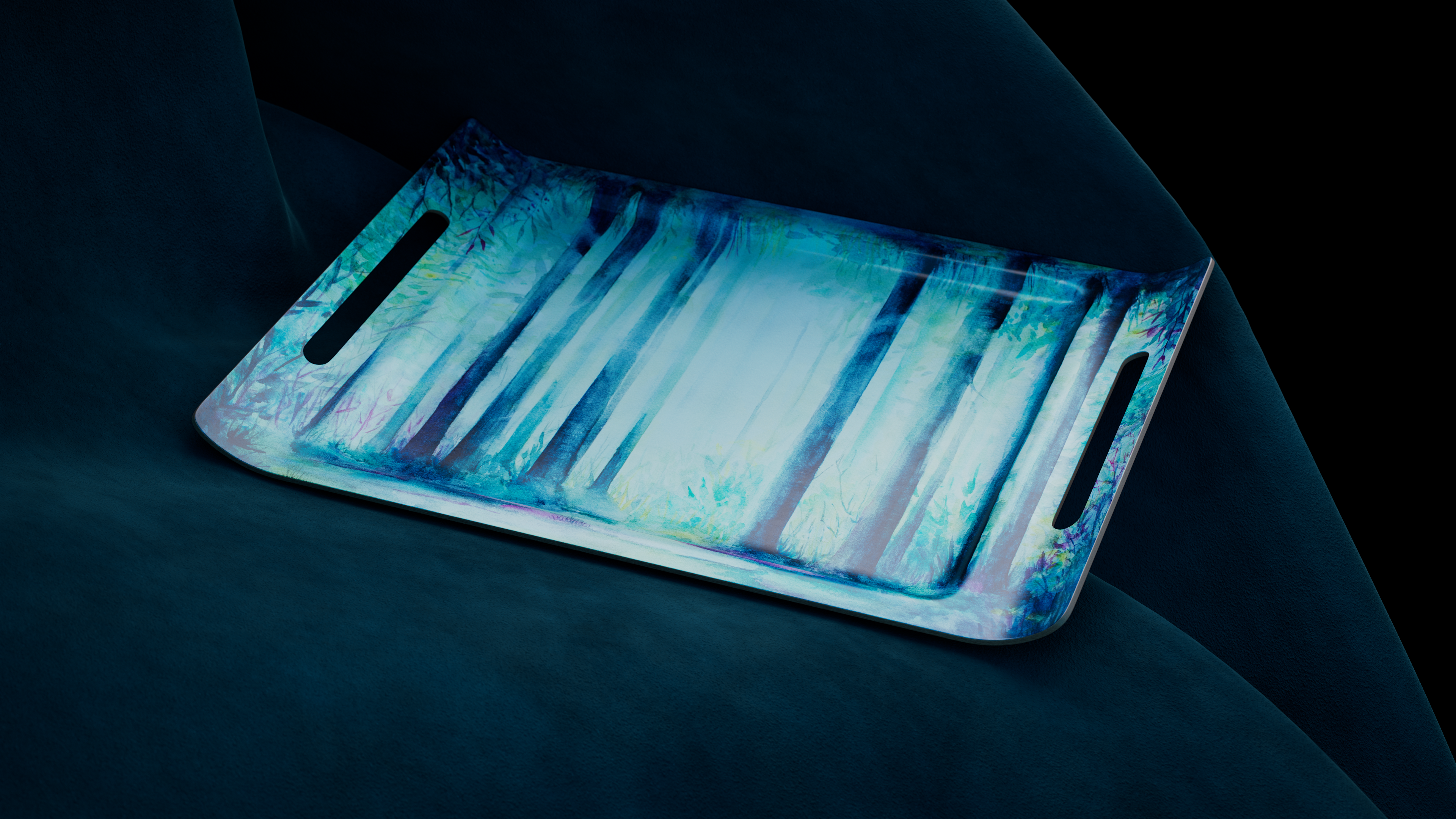 Grand plateau Forêt miroir