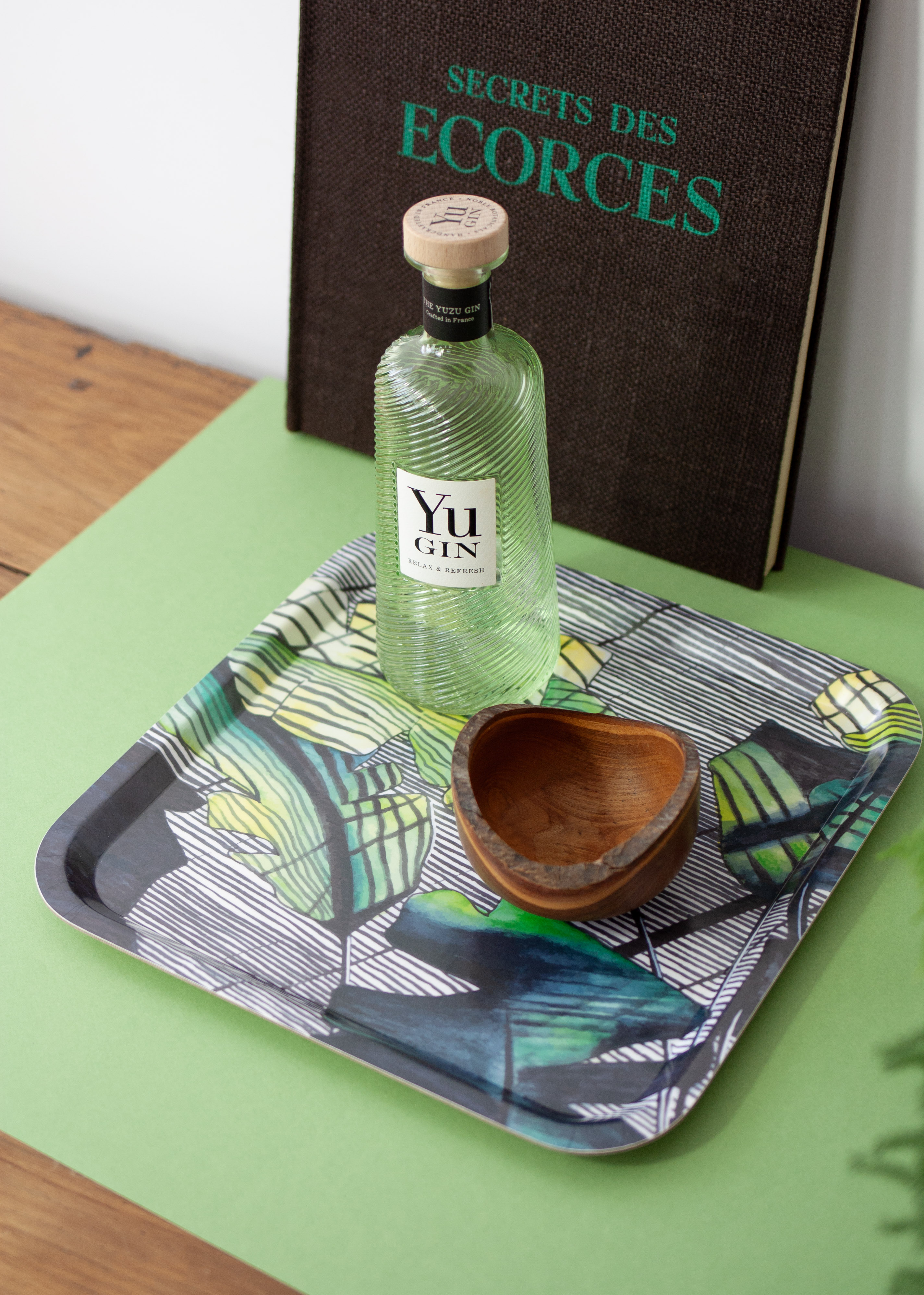 Plateau en bois Jardin d'hiver