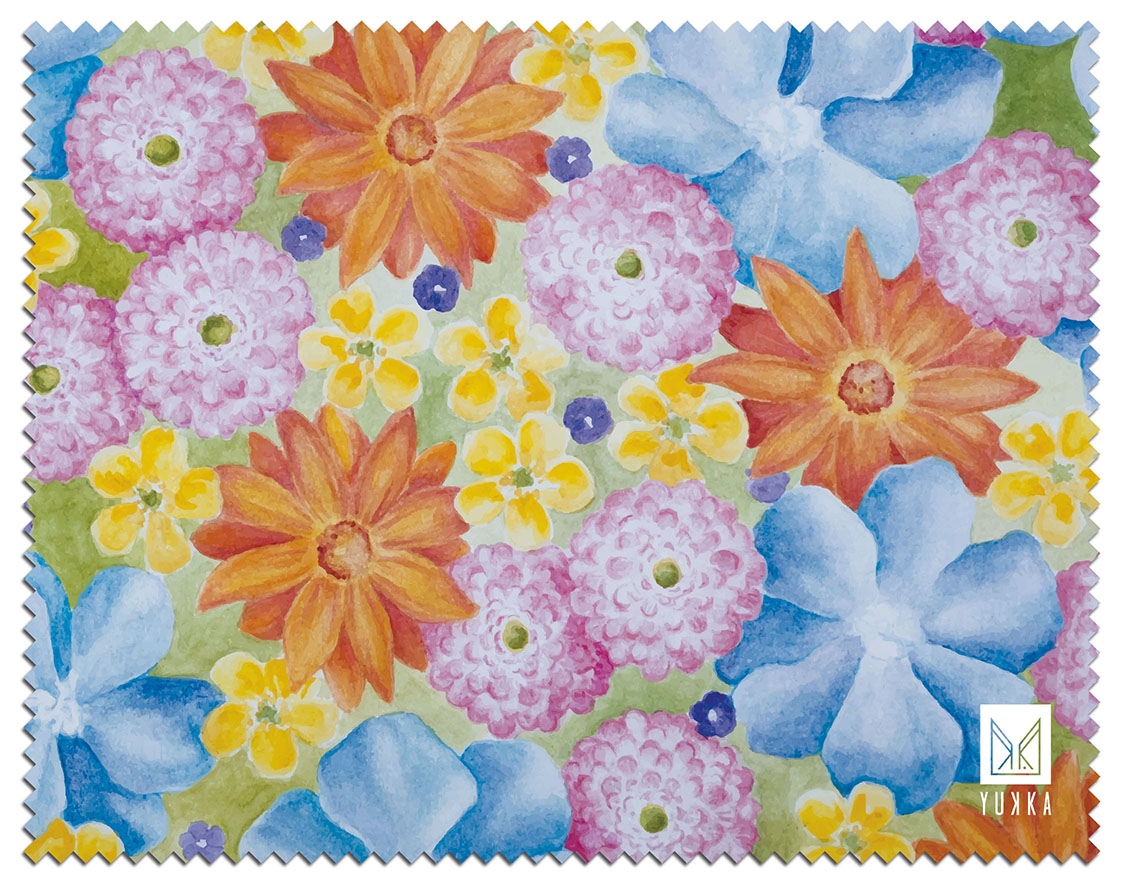 Essuie lunettes Fleurs