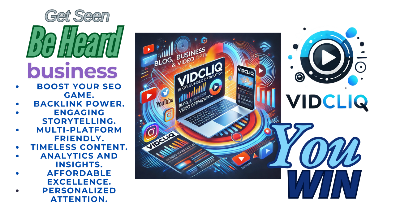 VidCliq Blog, Business & Video Optimization Service