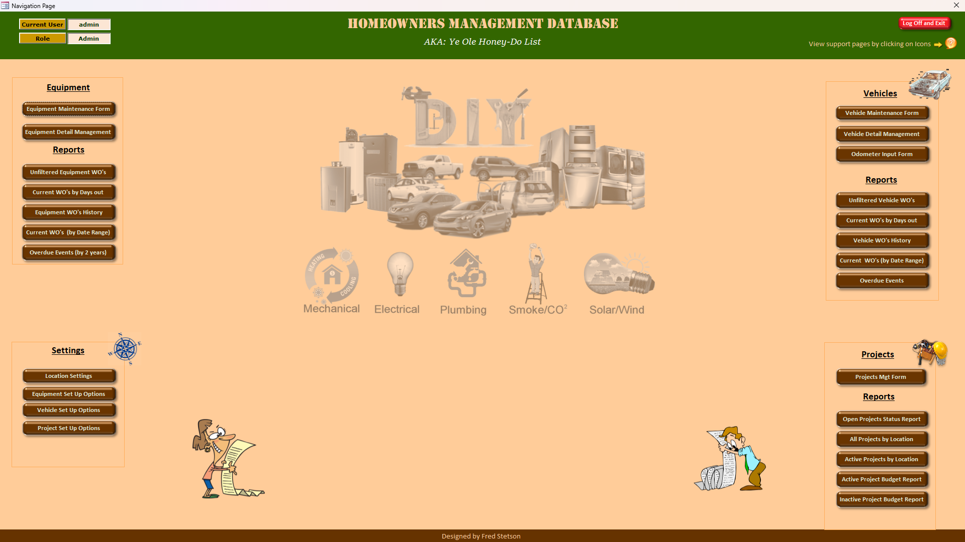 Homeowners Management Database