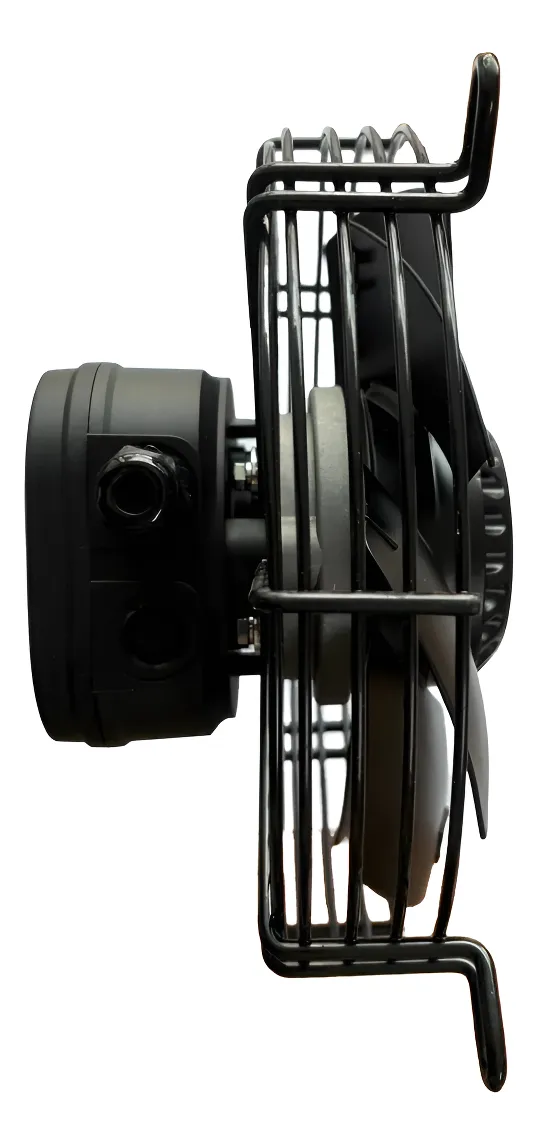 Ventilador Ec Axial Fan 200mm 220v/50hz Ventilación 55W 50 Hz/60 Hz Negro 220V