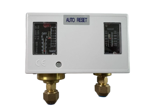 Presostato Dual Baja y Alta Presión -0,5/6 A 8/30 bar Refrigeración 