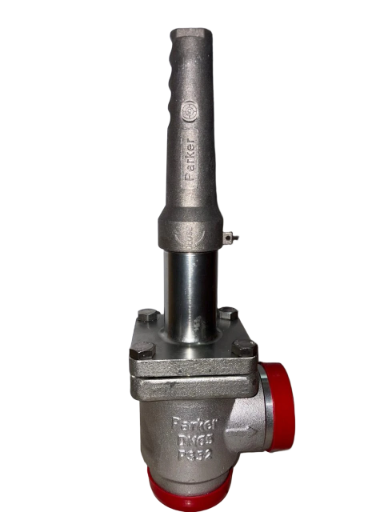 Válvula de cierre/corte Parker DN65 paso Angular