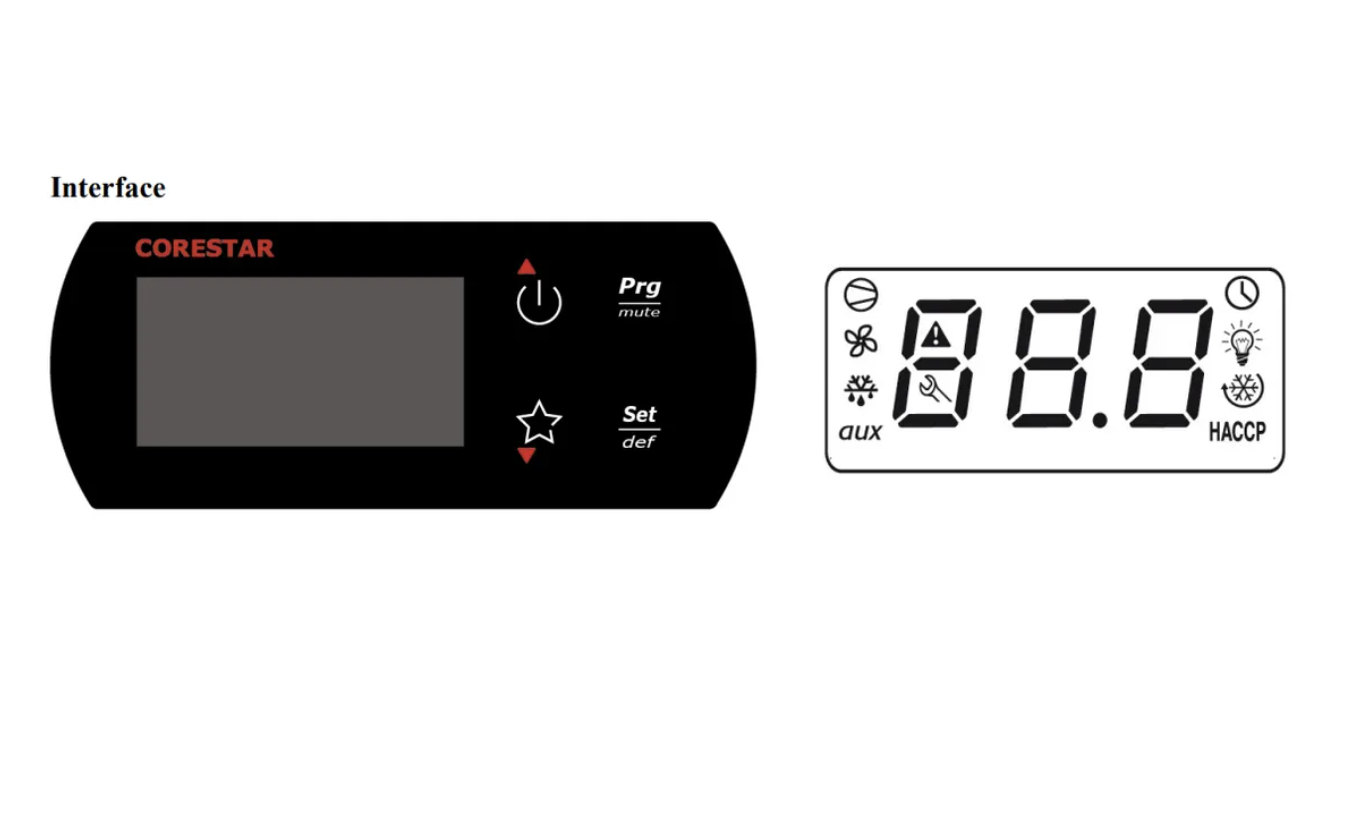 Controlador De Temperatura Corestar Rx33rs01 Modbus 2 Relevos