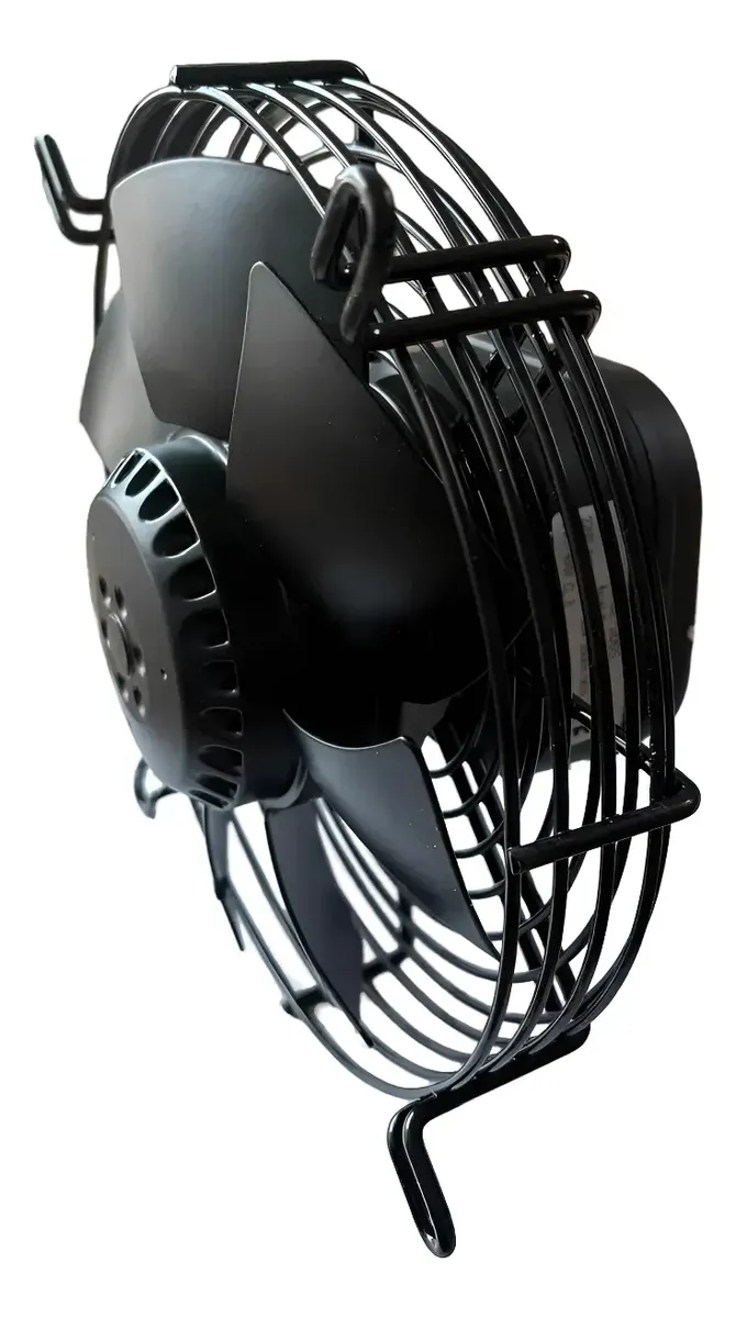 Ventilador Ec Axial Fan 200mm 220v/50hz Ventilación 55W 50 Hz/60 Hz Negro 220V