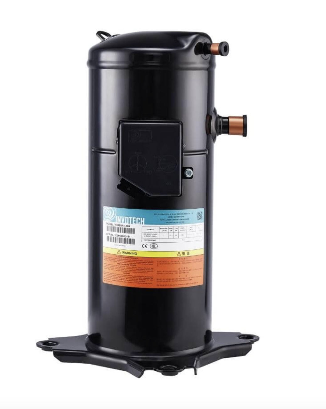 Compresor Scroll Invotech YH150C7-100 De 5 TR 220v R410 De 62.400 Btu/h