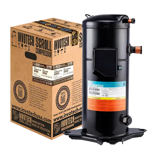 Compresor Scroll Invotech YH150C7-100 De 5 TR 220v R410 De 62.400 Btu/h