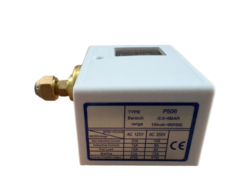 Presostato Sencillo Baja Presión -0,5 A 6 bar Refrigeración