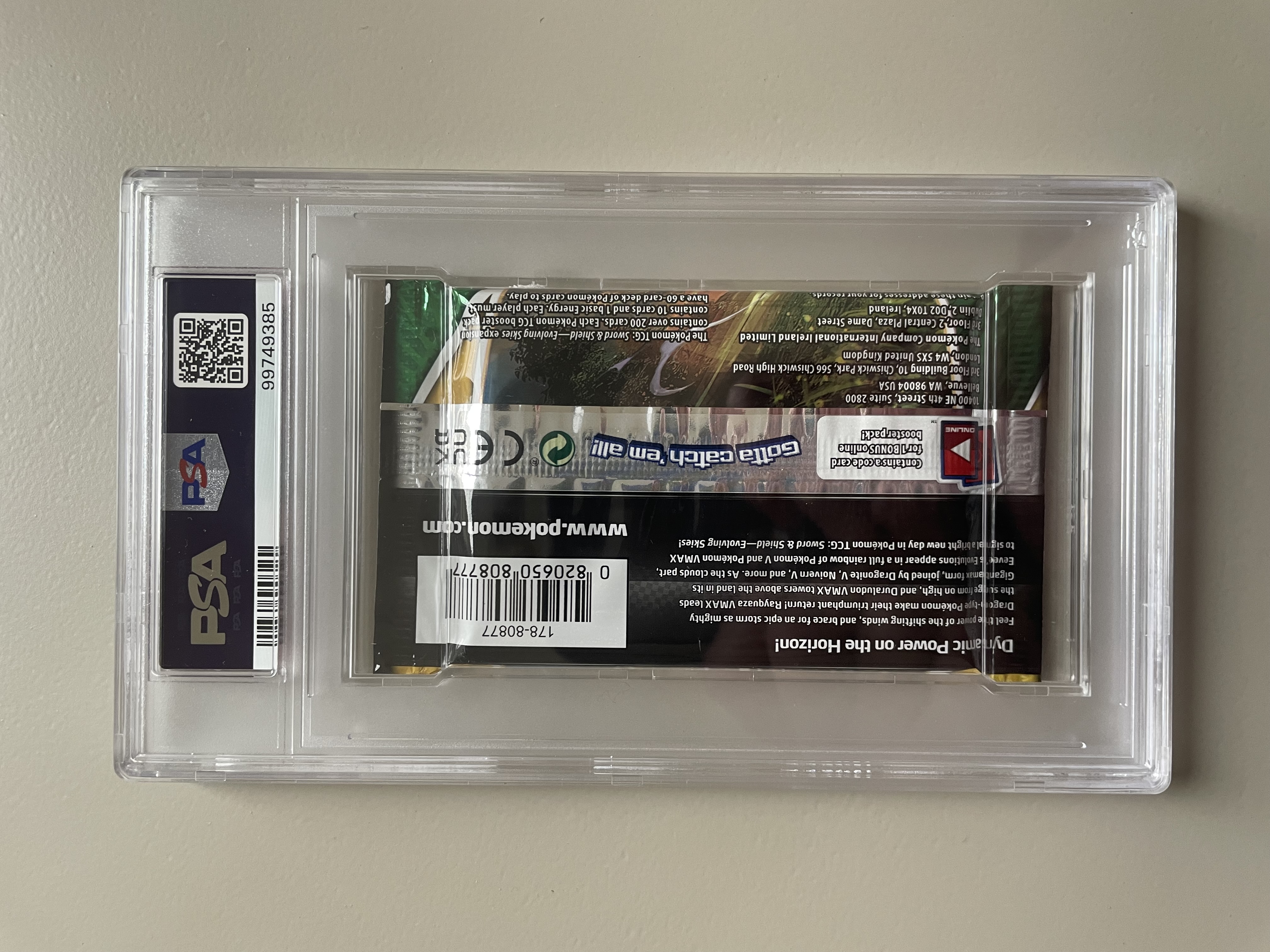 Pokémon Evolving Skies Foil Pack-Sylveon PSA 9